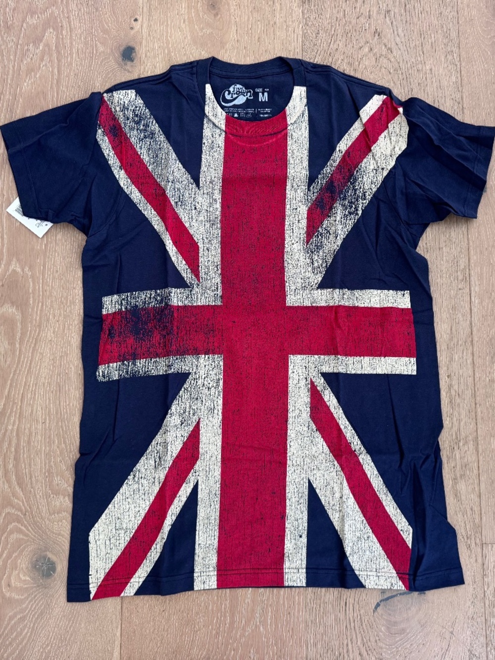 Five Crown Union Jack Distressed Print Adult Medium